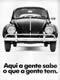 Propaganda do Volkswagen Sedan - Fusca