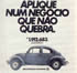 Propaganda do Volkswagen Sedan - Fusca